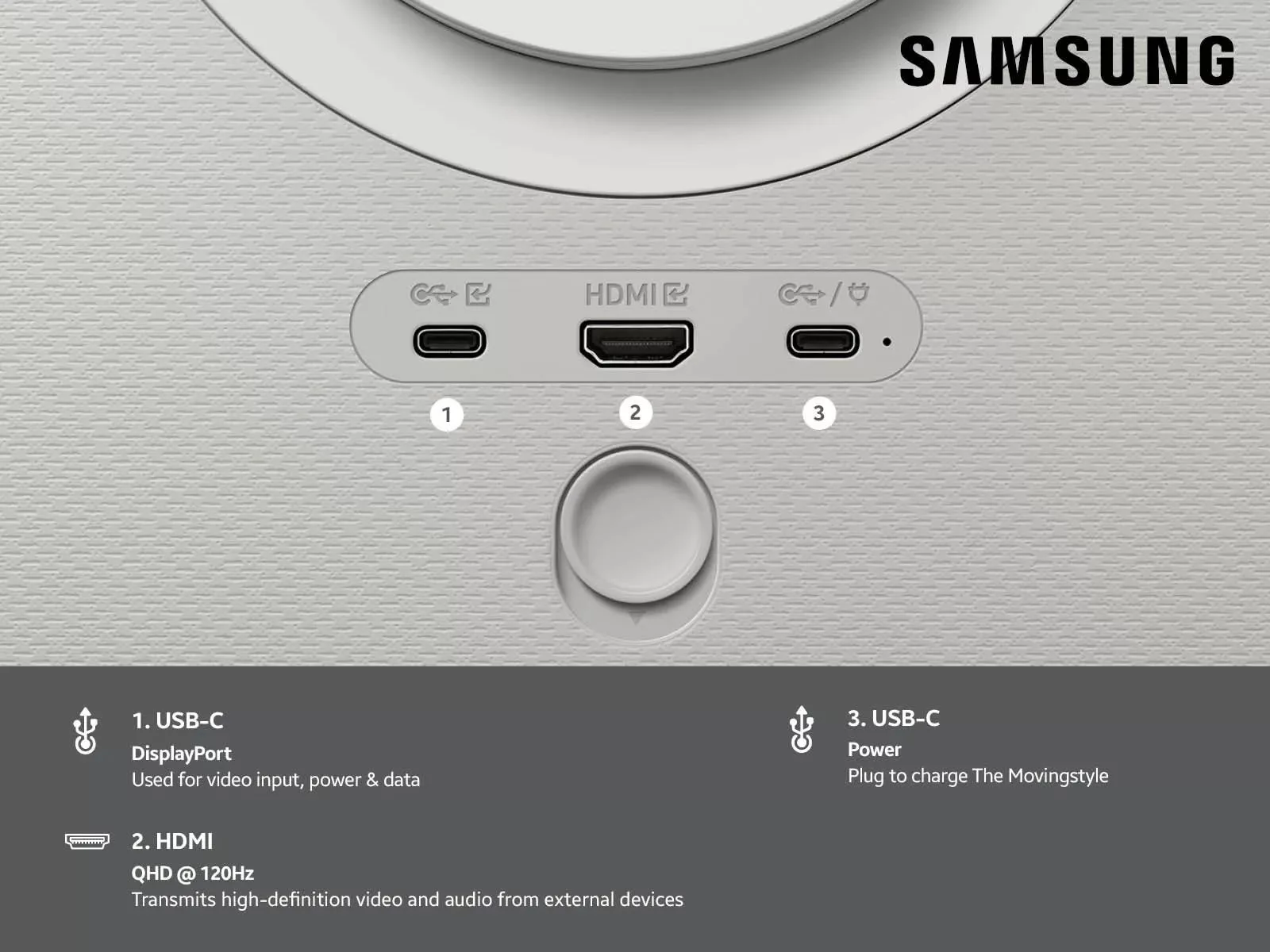 نمایشگر قابل حمل ۲۷ اینچی سامسونگ معرفی شد؛ سه ساعت شارژدهی با یکبار شارژ